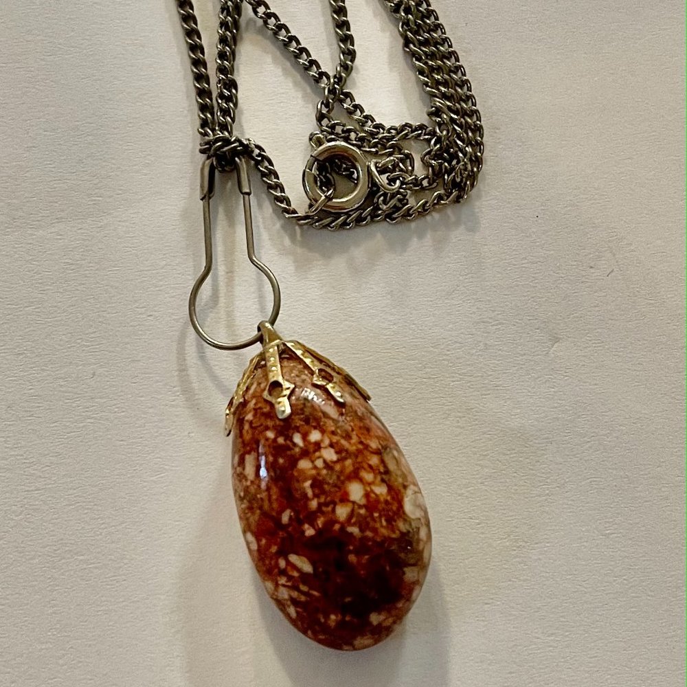 Granite pendant necklace